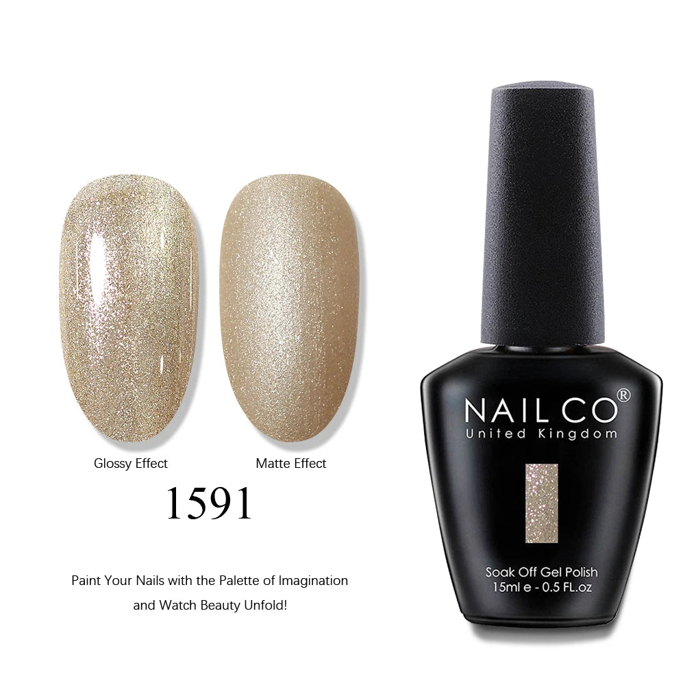 NAILCO UV Gel Nail Polish - Top & Base Coat Set | Soak Off
