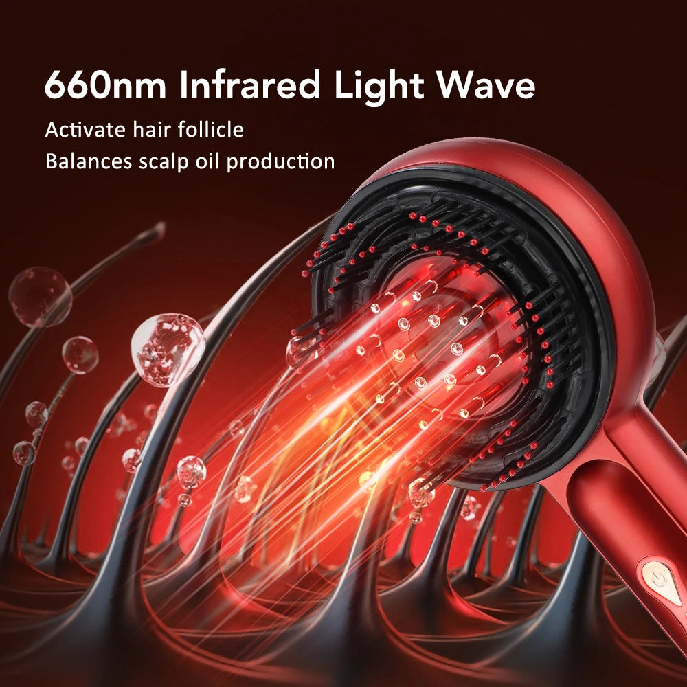 Red Light Therapy Hair Growth Massage Comb