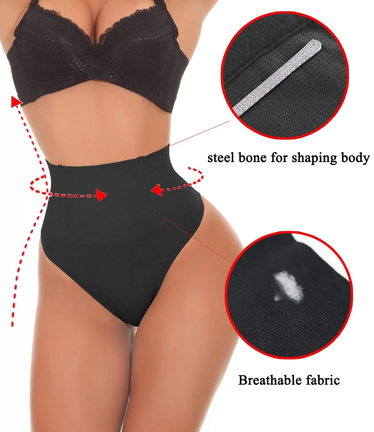 High Waist Shapewear Shorts - Tummy Control & Butt Lift | Body Shaper