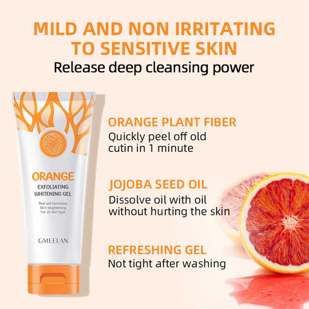 Orange Exfoliating Gel - Brightening Face Scrub 50g