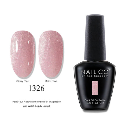 NAILCO UV Gel Nail Polish - Top & Base Coat Set | Soak Off