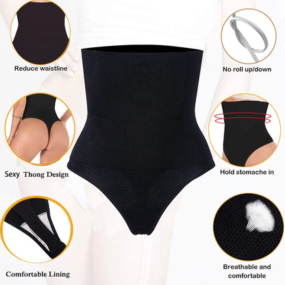 High Waist Shapewear Shorts - Tummy Control & Butt Lift | Body Shaper