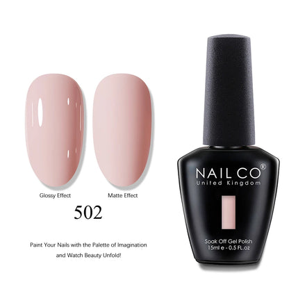 NAILCO UV Gel Nail Polish - Top & Base Coat Set | Soak Off