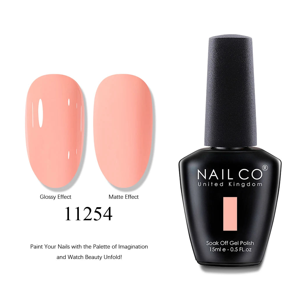 NAILCO UV Gel Nail Polish - Top & Base Coat Set | Soak Off