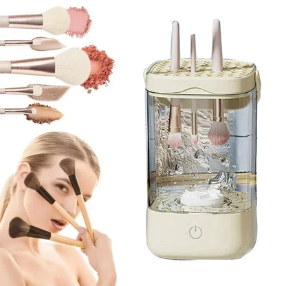 3-in-1 Electric Makeup Brush Cleaner - USB Portable