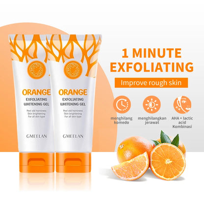 Orange Exfoliating Gel - Brightening Face Scrub 50g