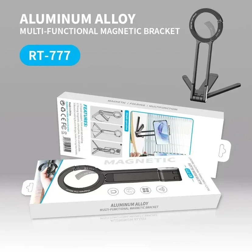 Magnetic Phone Tripod with Carabiner Mount