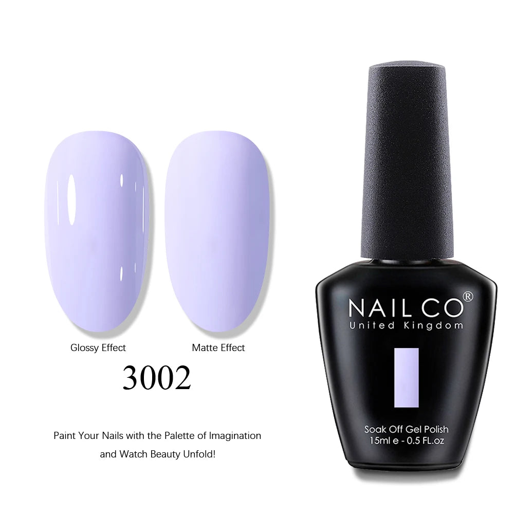 NAILCO UV Gel Nail Polish - Top & Base Coat Set | Soak Off