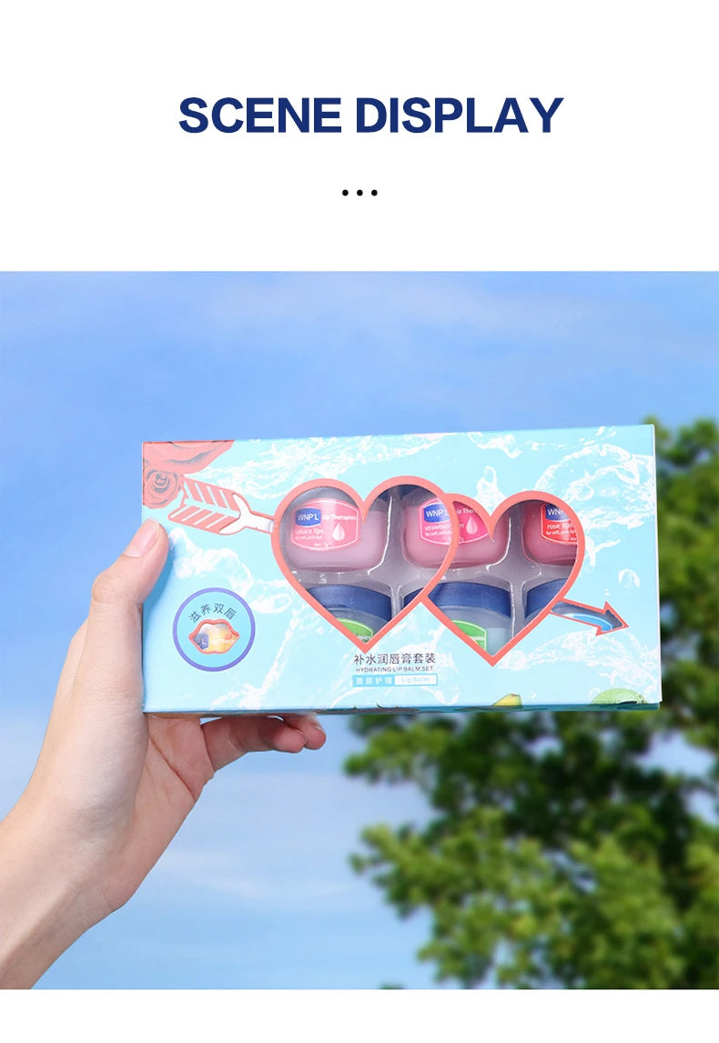 Moisturizing Lip Balm Set - Natural Plant Based