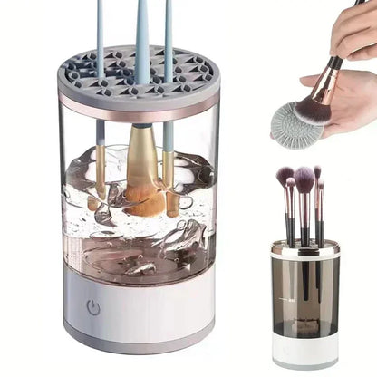 3-in-1 Electric Makeup Brush Cleaner - USB Portable