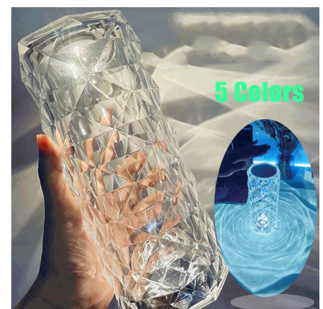 Nordic Crystal Lamp - USB Touch Dimming Diamond Night Light