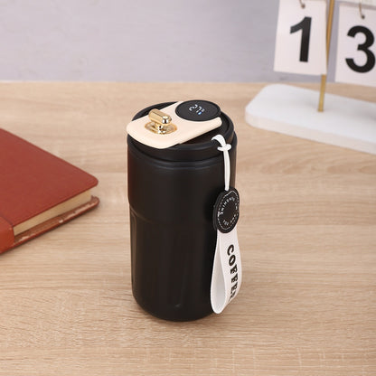 Smart Digital Thermal Bottle - 450ml Stainless Steel Insulated Coffee Mug